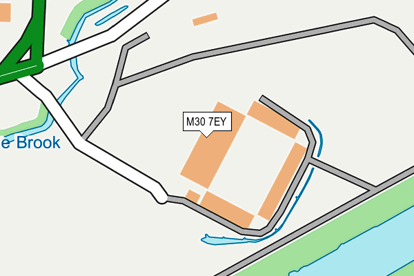 M30 7EY map - OS OpenMap – Local (Ordnance Survey)