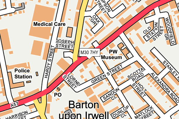 M30 7HY map - OS OpenMap – Local (Ordnance Survey)