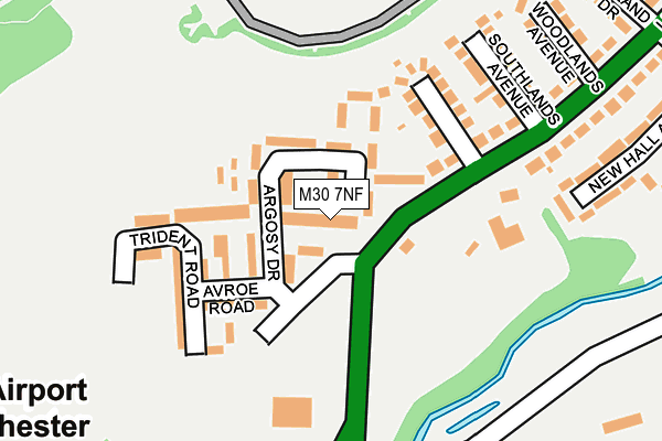 M30 7NF map - OS OpenMap – Local (Ordnance Survey)