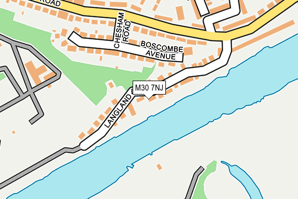 M30 7NJ map - OS OpenMap – Local (Ordnance Survey)