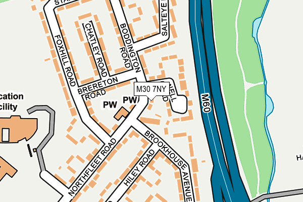 M30 7NY map - OS OpenMap – Local (Ordnance Survey)