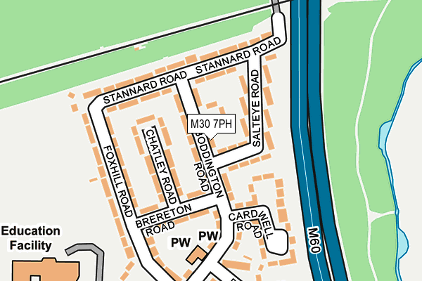 M30 7PH map - OS OpenMap – Local (Ordnance Survey)