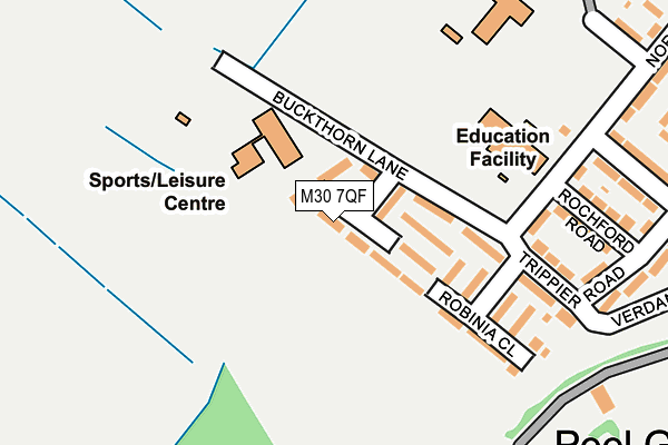 M30 7QF map - OS OpenMap – Local (Ordnance Survey)