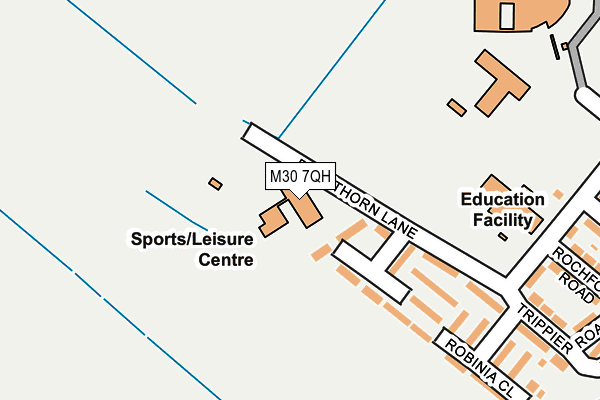 M30 7QH map - OS OpenMap – Local (Ordnance Survey)