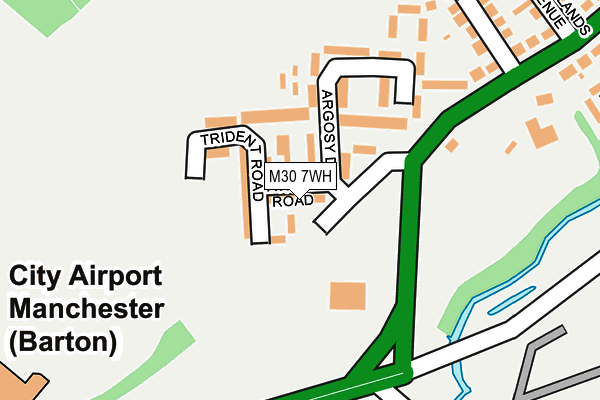 M30 7WH map - OS OpenMap – Local (Ordnance Survey)