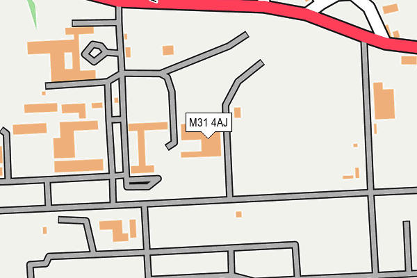 M31 4AJ map - OS OpenMap – Local (Ordnance Survey)