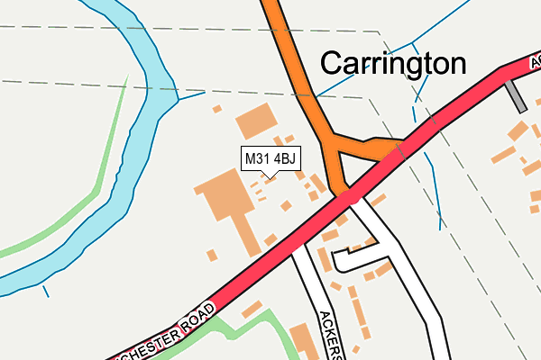 M31 4BJ map - OS OpenMap – Local (Ordnance Survey)