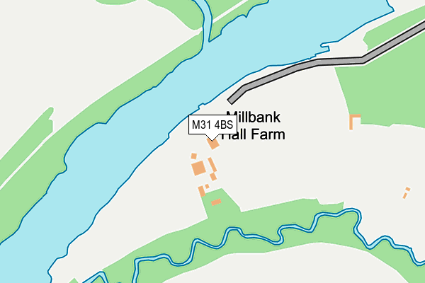 M31 4BS map - OS OpenMap – Local (Ordnance Survey)