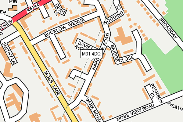 M31 4DQ map - OS OpenMap – Local (Ordnance Survey)