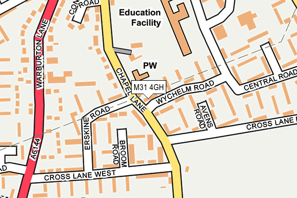 M31 4GH map - OS OpenMap – Local (Ordnance Survey)