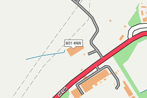 M31 4NW map - OS OpenMap – Local (Ordnance Survey)