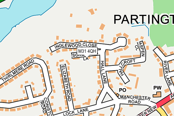 M31 4QH map - OS OpenMap – Local (Ordnance Survey)