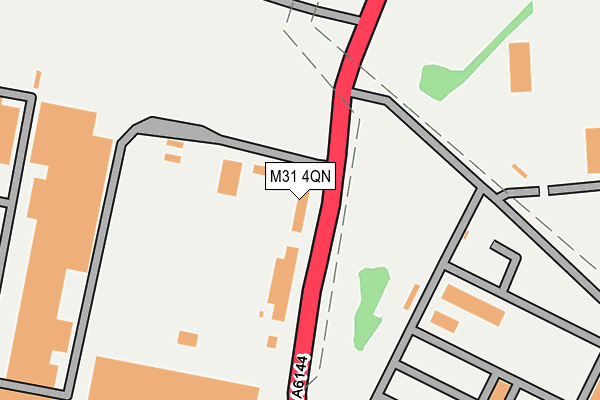 M31 4QN map - OS OpenMap – Local (Ordnance Survey)