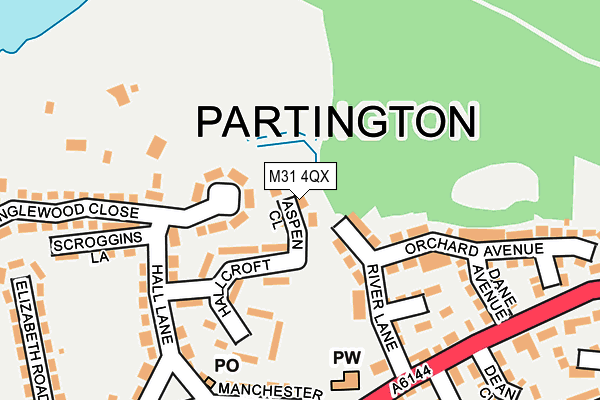 M31 4QX map - OS OpenMap – Local (Ordnance Survey)