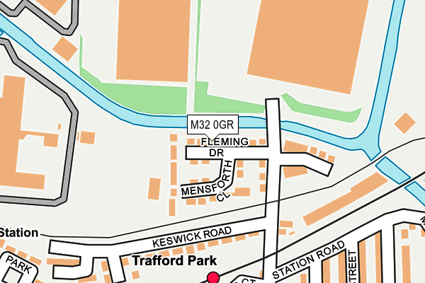 M32 0GR map - OS OpenMap – Local (Ordnance Survey)