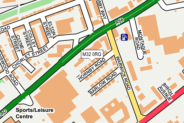 M32 0RQ map - OS OpenMap – Local (Ordnance Survey)