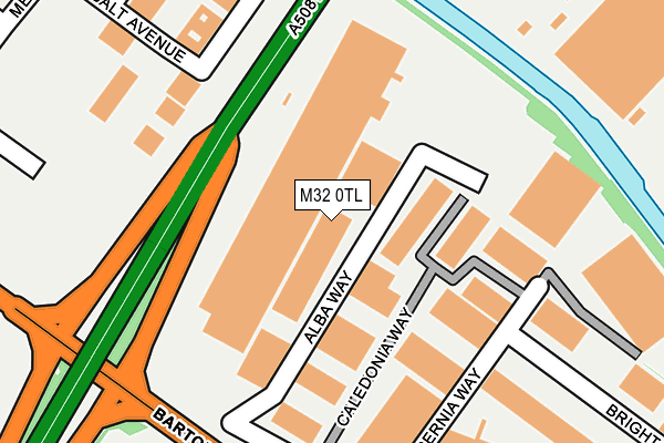 M32 0TL map - OS OpenMap – Local (Ordnance Survey)