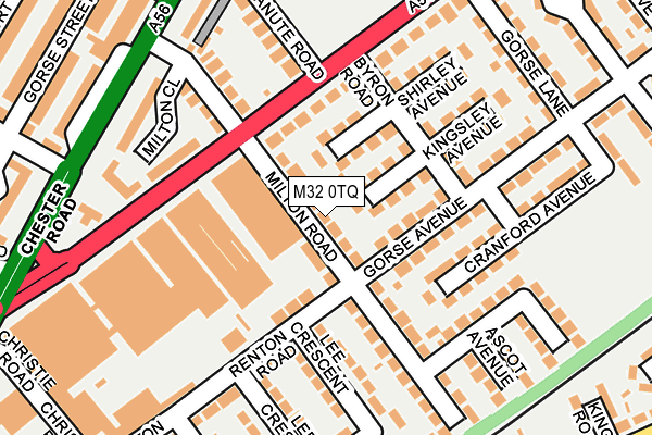 M32 0TQ map - OS OpenMap – Local (Ordnance Survey)