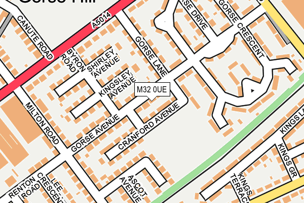 M32 0UE map - OS OpenMap – Local (Ordnance Survey)