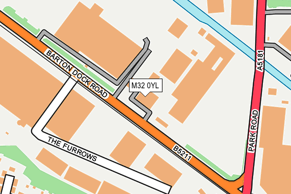 M32 0YL map - OS OpenMap – Local (Ordnance Survey)