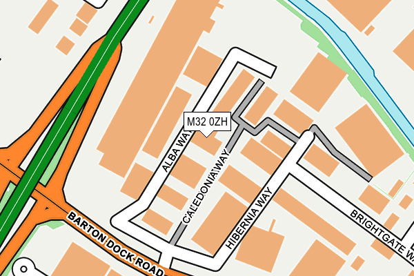 M32 0ZH map - OS OpenMap – Local (Ordnance Survey)