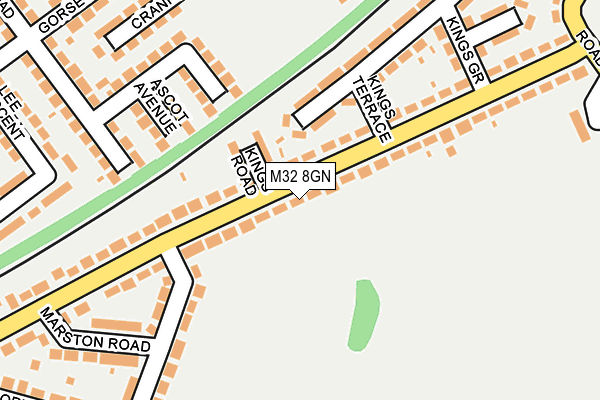 M32 8GN map - OS OpenMap – Local (Ordnance Survey)