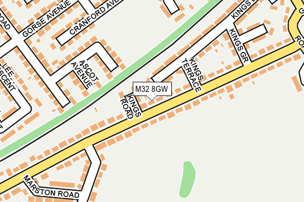 M32 8GW map - OS OpenMap – Local (Ordnance Survey)