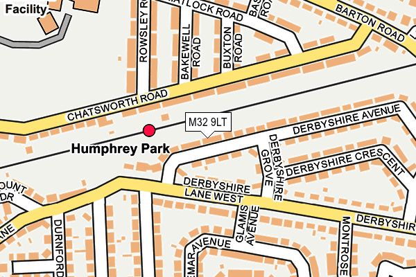 M32 9LT map - OS OpenMap – Local (Ordnance Survey)