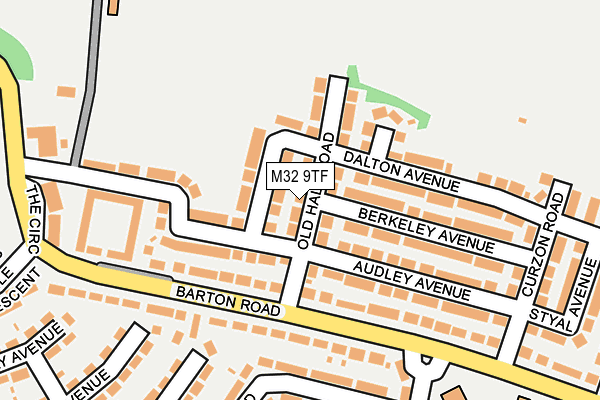 M32 9TF map - OS OpenMap – Local (Ordnance Survey)