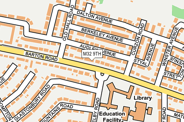 M32 9TH map - OS OpenMap – Local (Ordnance Survey)