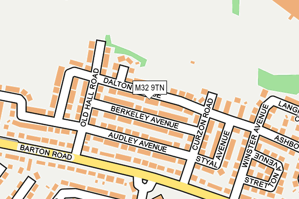 M32 9TN map - OS OpenMap – Local (Ordnance Survey)