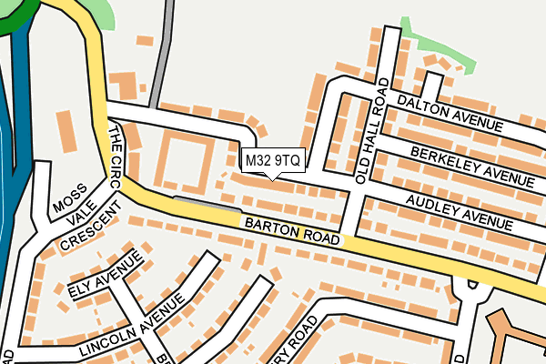 M32 9TQ map - OS OpenMap – Local (Ordnance Survey)