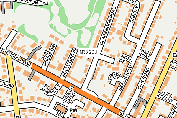M33 2DU map - OS OpenMap – Local (Ordnance Survey)