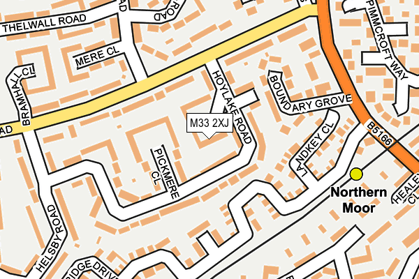 M33 2XJ map - OS OpenMap – Local (Ordnance Survey)