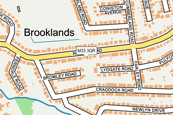 M33 3QR map - OS OpenMap – Local (Ordnance Survey)