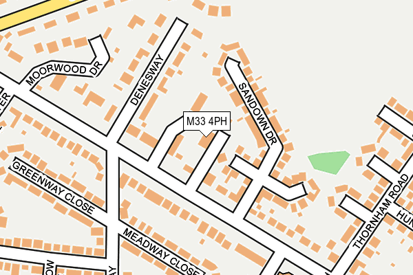 M33 4PH map - OS OpenMap – Local (Ordnance Survey)