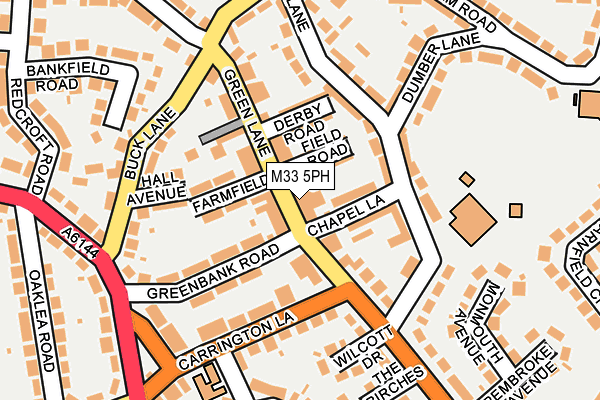 M33 5PH map - OS OpenMap – Local (Ordnance Survey)