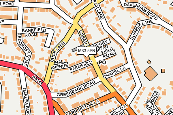 M33 5PN map - OS OpenMap – Local (Ordnance Survey)