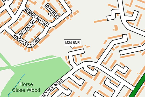 M34 6NR map - OS OpenMap – Local (Ordnance Survey)