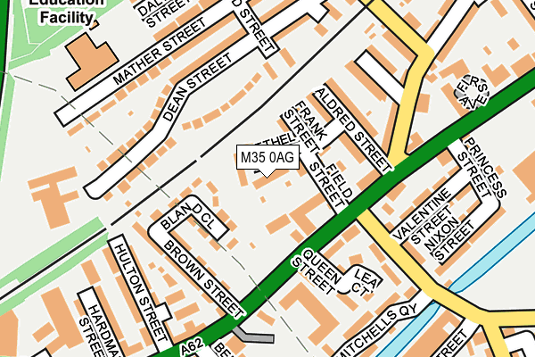 M35 0AG map - OS OpenMap – Local (Ordnance Survey)