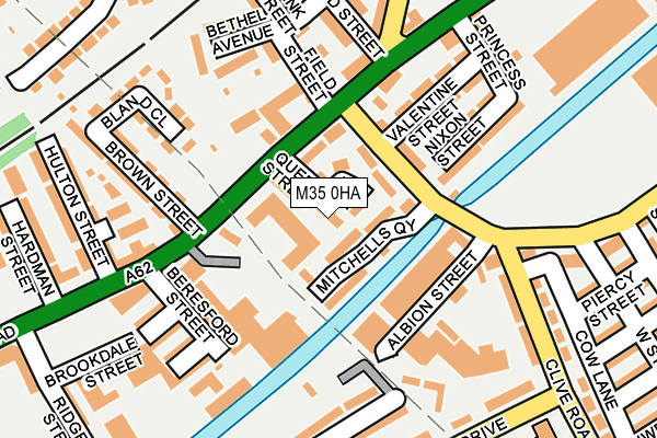 M35 0HA map - OS OpenMap – Local (Ordnance Survey)