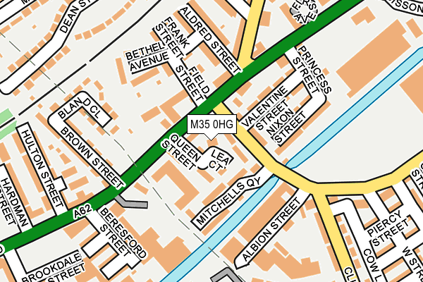 M35 0HG map - OS OpenMap – Local (Ordnance Survey)