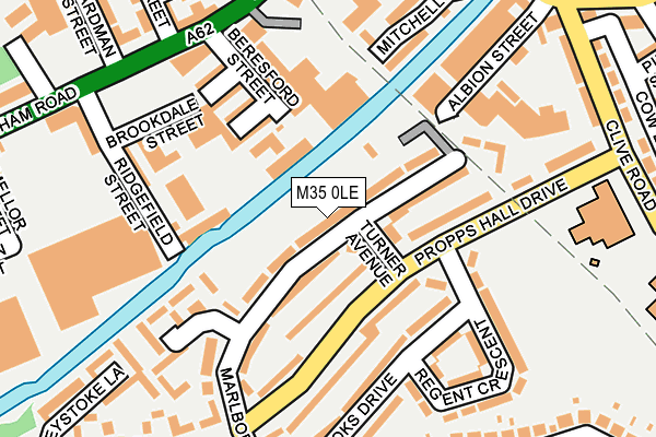 M35 0LE map - OS OpenMap – Local (Ordnance Survey)