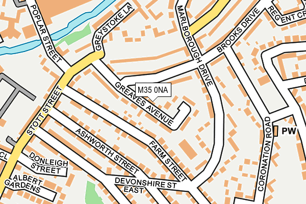 M35 0NA map - OS OpenMap – Local (Ordnance Survey)