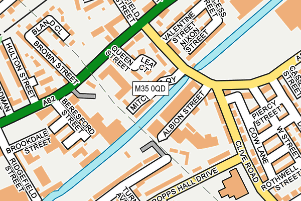 M35 0QD map - OS OpenMap – Local (Ordnance Survey)