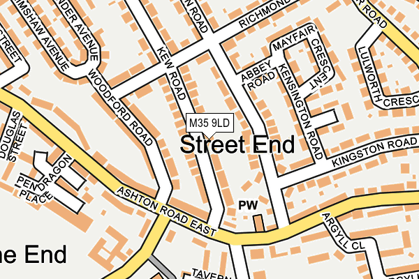 M35 9LD map - OS OpenMap – Local (Ordnance Survey)