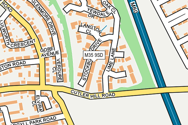 M35 9SD map - OS OpenMap – Local (Ordnance Survey)