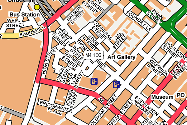 M4 1EG map - OS OpenMap – Local (Ordnance Survey)