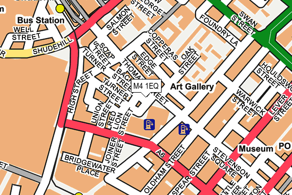 M4 1EQ map - OS OpenMap – Local (Ordnance Survey)