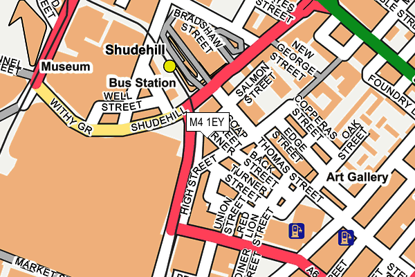 M4 1EY map - OS OpenMap – Local (Ordnance Survey)